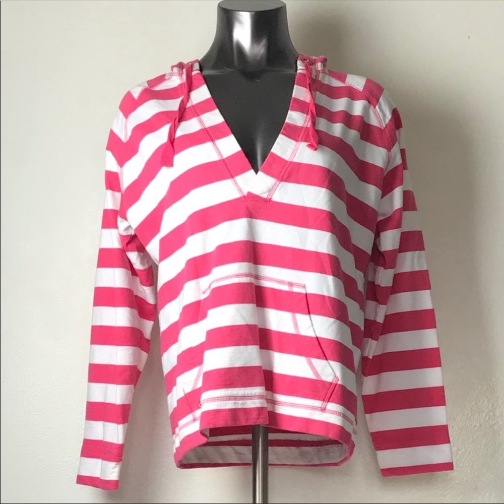 Pink and White Striped SB Sweater